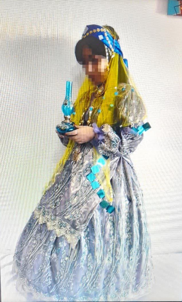 لباس محلی زنانه نیلوفر