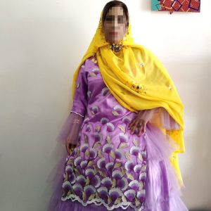 لباس بنفش روشن (یاسی)